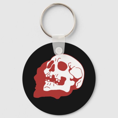 Retro Skull Bone Art Keychain
