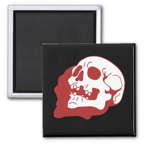 Retro Skull Bone Art Magnet