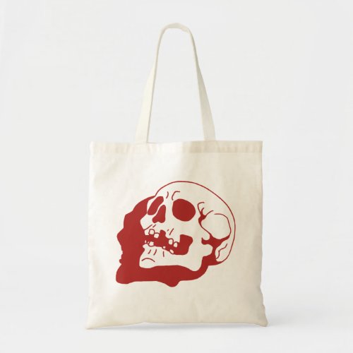 Retro Skull Bone Art Tote Bag
