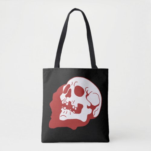 Retro Skull Bone Art Tote Bag
