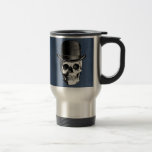 Retro Skull Head Travel Mug at Zazzle