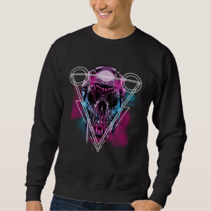 Retro Skull Horror Vintage Dead Bone Perfect Trend Sweatshirt