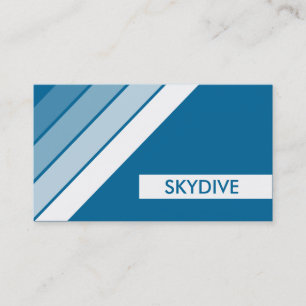 retro SKYDIVE Business Card
