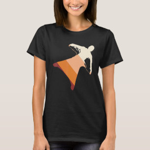 Retro Skydiving Wingsuit Basejumping Skydiver Wing T-Shirt