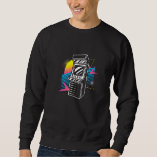 Retro Slot Machine  Vintage Casino  Gambling Premi Sweatshirt