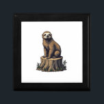 Retro Sloth Engraving Wildlife Shirt (3) Gift Box<br><div class="desc">Retro Sloth Engraving Wildlife Shirt (3)</div>