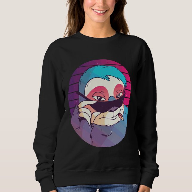 Retro Sloth Sweatshirt (Front)