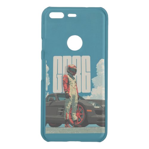Retro SLS Supercar Racing Driver Graphic Phone Cas Uncommon Google Pixel Case