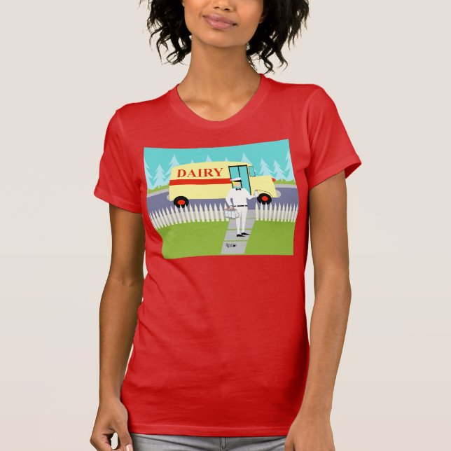 Retro Small Town Milkman T-Shirt (Front)