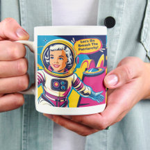 Retro Smash The Patriarchy Feminist Mug