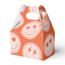 Retro Smile Pattern Favor Box