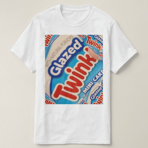 Retro Snack Cake Advertisement  Gay Twink Humor T_Shirt