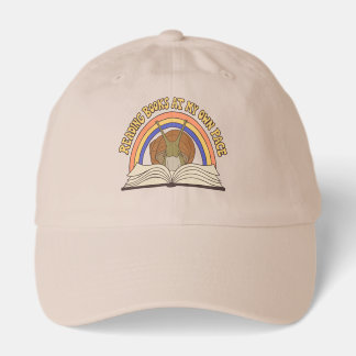 Retro Snail Reading books Hat
