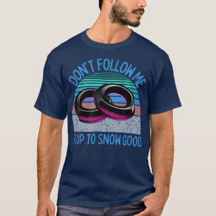 Retro Snow Tubing Snow Tube Winter T-Shirt