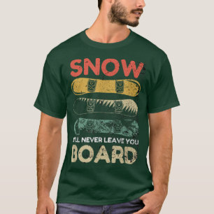 Retro Snowboards Snowboarder Snowboarding T-Shirt