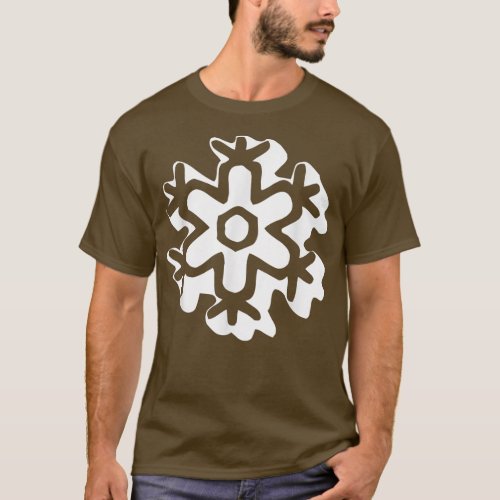 Retro Snowflake Groovy 531 T_Shirt