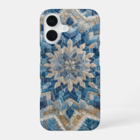 Retro Snowflake Kaleidoscope Quilt
