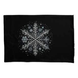 Retro Snowflake Tshirts for Women Pillow Case