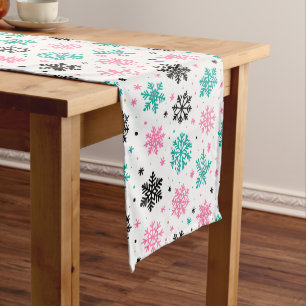 Retro Snowflakes Medium Table Runner