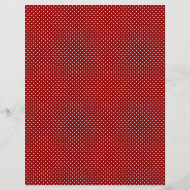 Retro Snowflakes Scrapbook Paper 3 (Front)