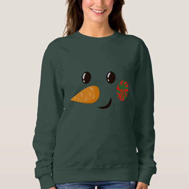  Retro Snowman Men's  Sweatshirt (Front)
