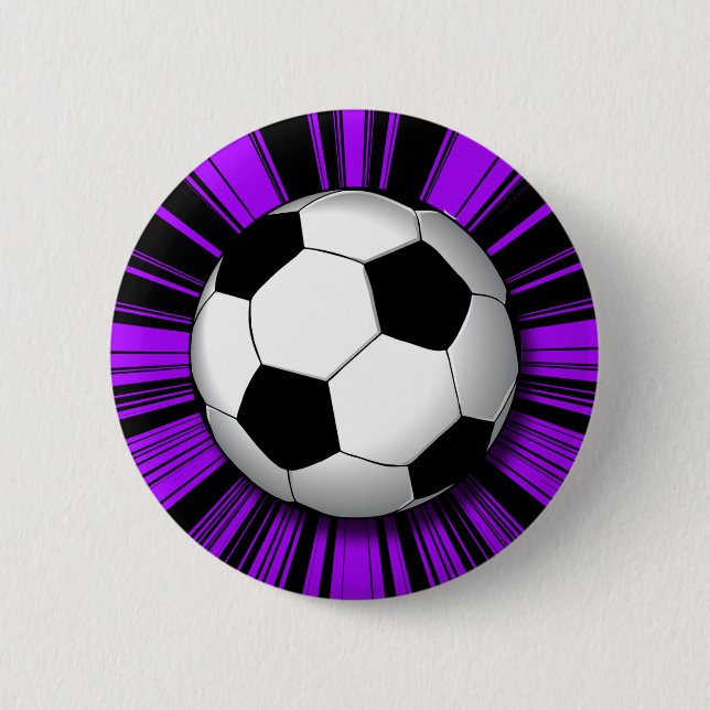 RETRO SOCCER BALL BUTTON (Front)