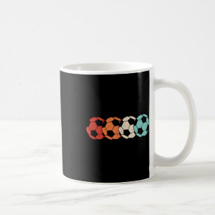 Retro Soccer Ball Soccer Player Men Women Kids Coffee Mug