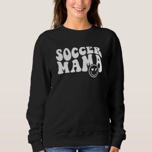 Retro Soccer Mama Personalized Soccer Sweatshirt
