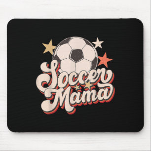 Retro Soccer Mama Soccer Mom Vintage Soccer Season Mouse Pad