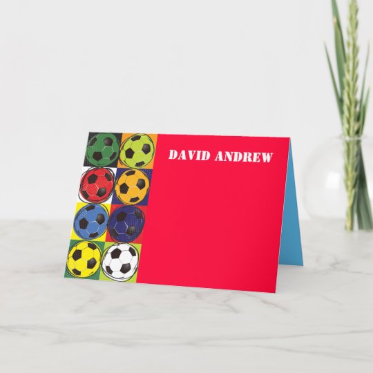 Soccer Thank You Card Template