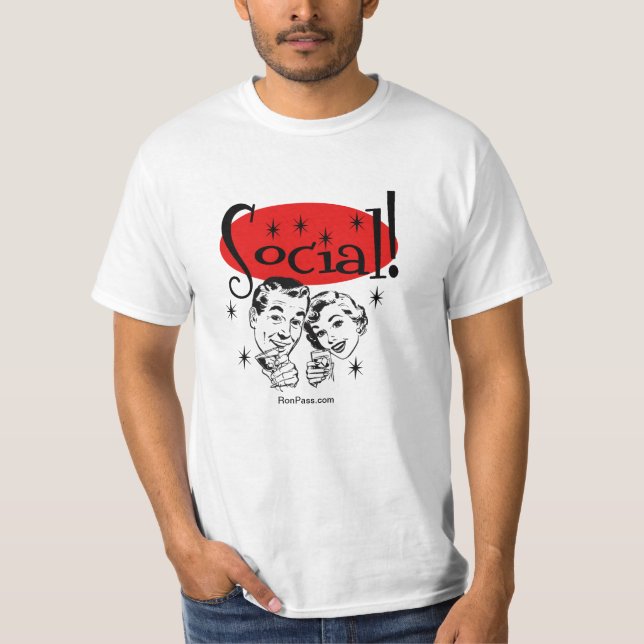 Retro Social T-Shirt (Front)