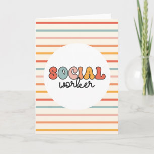 Retro Social Worker Card
