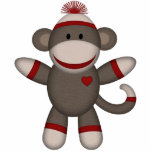 Retro Sock Monkey Statuette<br><div class="desc">This is an adorable retro sock monkey. Bring back some awesome memories with this custom gift.</div>