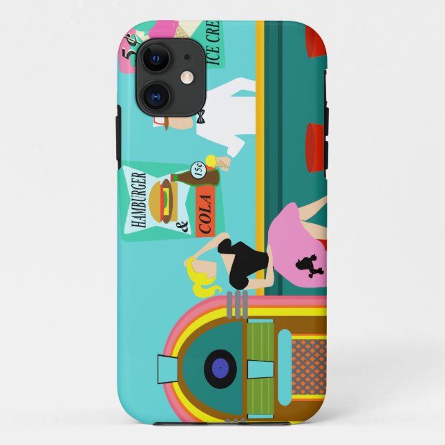 Retro Soda Fountain iPhone 5/5S Case (Back)