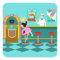 Retro Soda Fountain Stickers