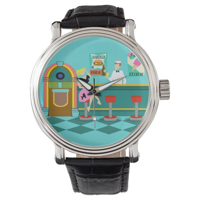 Retro Soda Fountain Watch (Front)