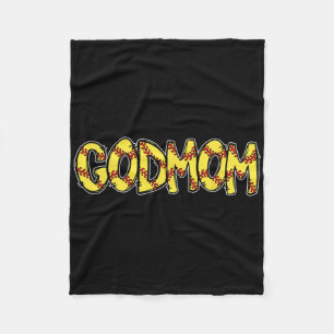 Retro Softll Mommy Godmom Birthday Party Fleece Blanket