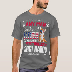 Retro Someone Special To Be A Corgi Daddy Father's T-Shirt