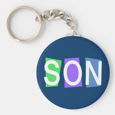 Retro Son Keychain