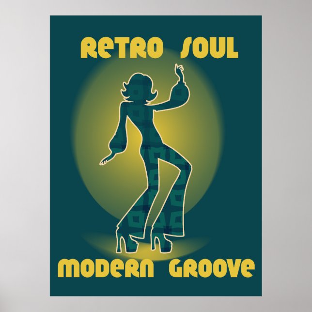 Retro Soul Modern Groove Poster (Front)