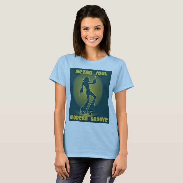 Retro Soul Modern Groove T-Shirt (Front Full)