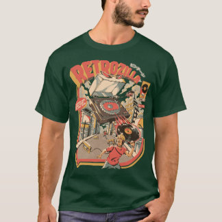Retro Soundzilla Black T-Shirt