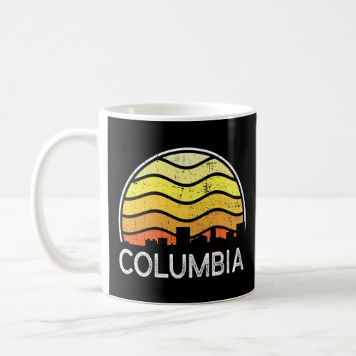Retro South Carolina City Columbia Visitors Skylin Coffee Mug