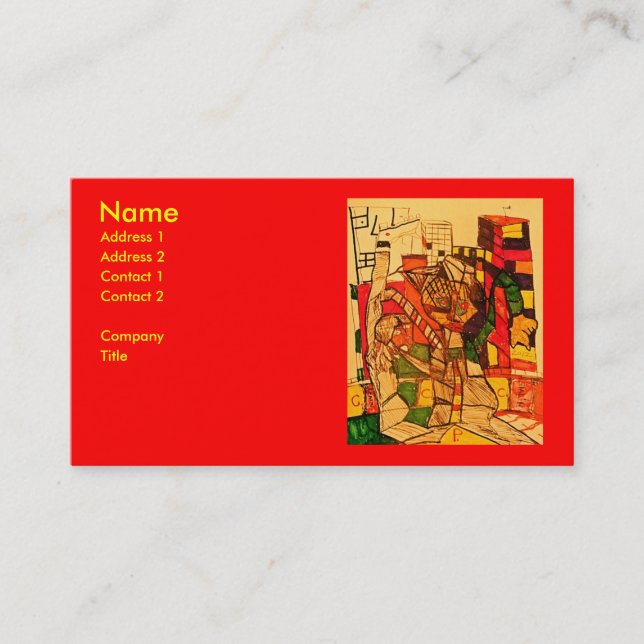 RETRO SOVIET BUSINESS CARD (Front)