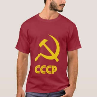 Retro Soviet Yellow On Red Tee