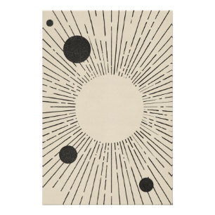 Retro Space Art Poster