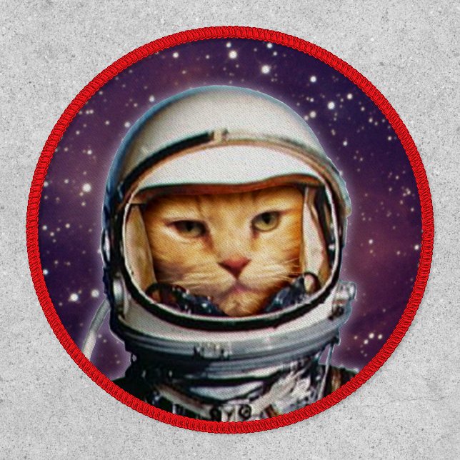 Retro Space Cat Patch (Front)