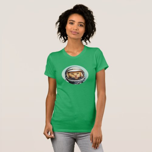 Retro Space Cat T_Shirt