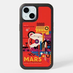 Retro Space Poster - Mars Exploration Program. iPhone 15 Case
