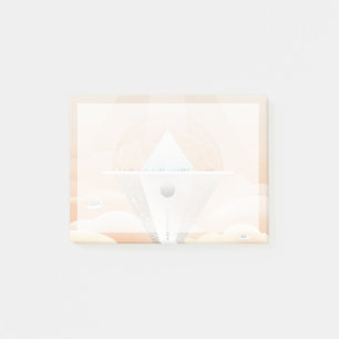 Retro Space Poster-Observatory In The Solar System Post-it Notes